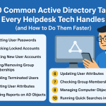 10 Common Active Directory Tasks Every Helpdesk Tech Handles (and How to Do Them Faster)